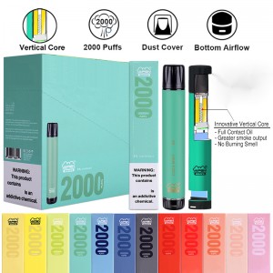 Аутентичные паровые Macro 2000 Puffs Одноразовые Vape Pen с вертикальной катушкой Plus XXL XTRA Extra Flex Vaporizer Предварительно заполненные стержни E CIGS Vaporizers